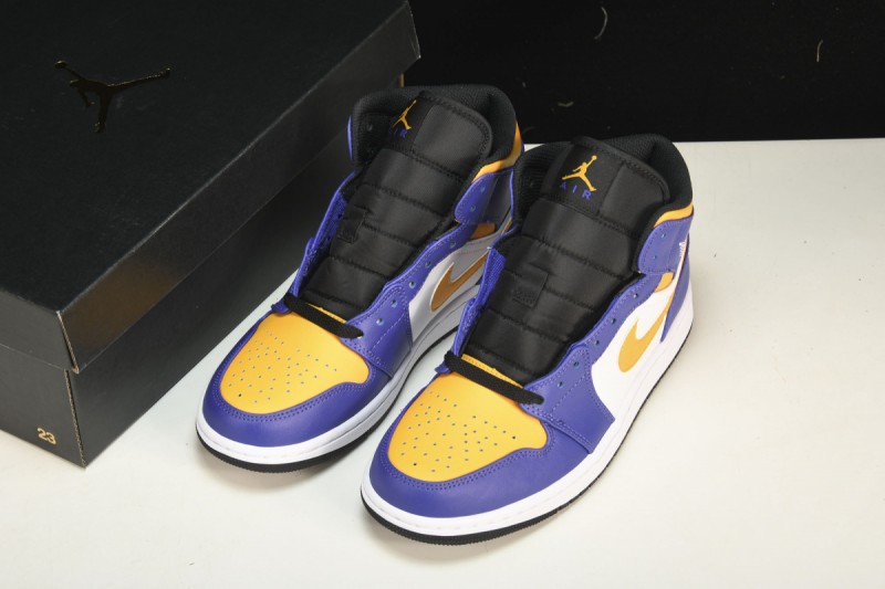 Jordan 1 Mid Lakers (2022)