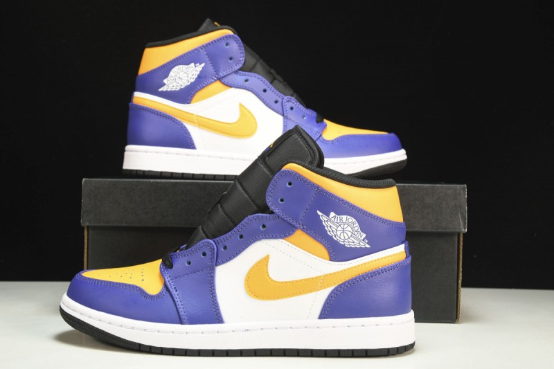 Jordan 1 Mid Lakers (2022)