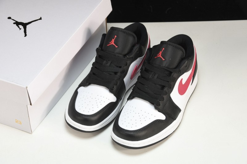 Jordan 1 Low Black Siren Red