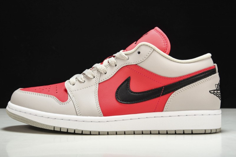 Jordan 1 Retro Low Light Iron Ore Siren Red