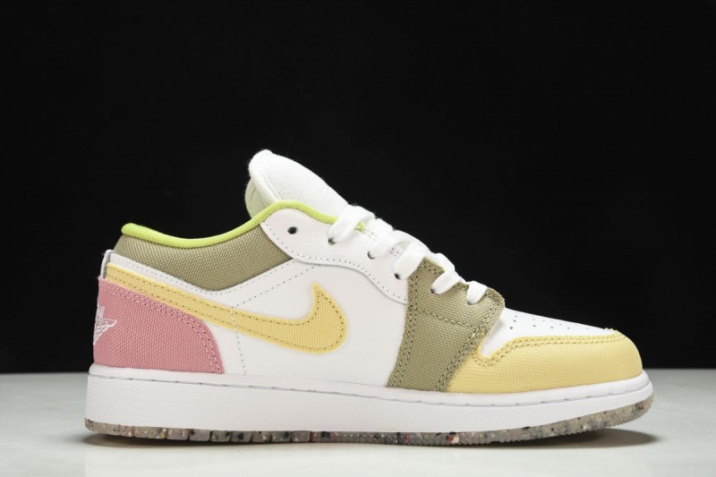 Jordan 1 Low Pastel Grind Vivid Green