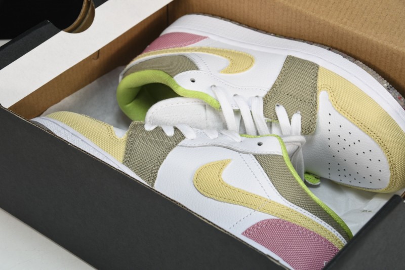 Jordan 1 Low Pastel Grind Vivid Green