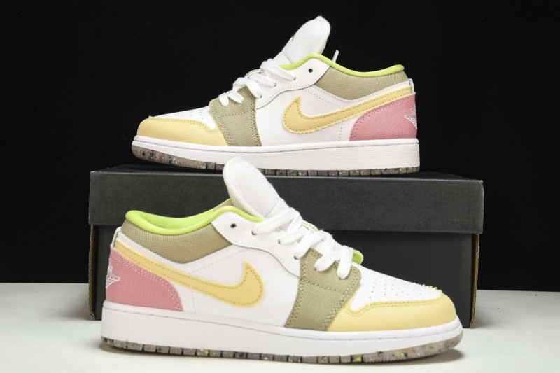 Jordan 1 Low Pastel Grind Vivid Green