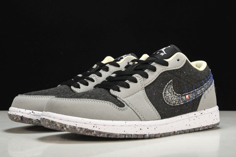 Jordan 1 Low SE Crater Black Grey