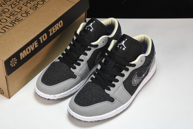 Jordan 1 Low SE Crater Black Grey