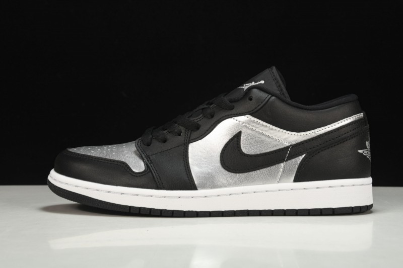 Jordan 1 Low SE Black Metallic Silver