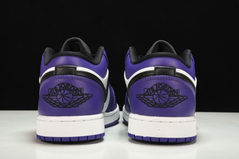 Jordan 1 Low Court Purple White