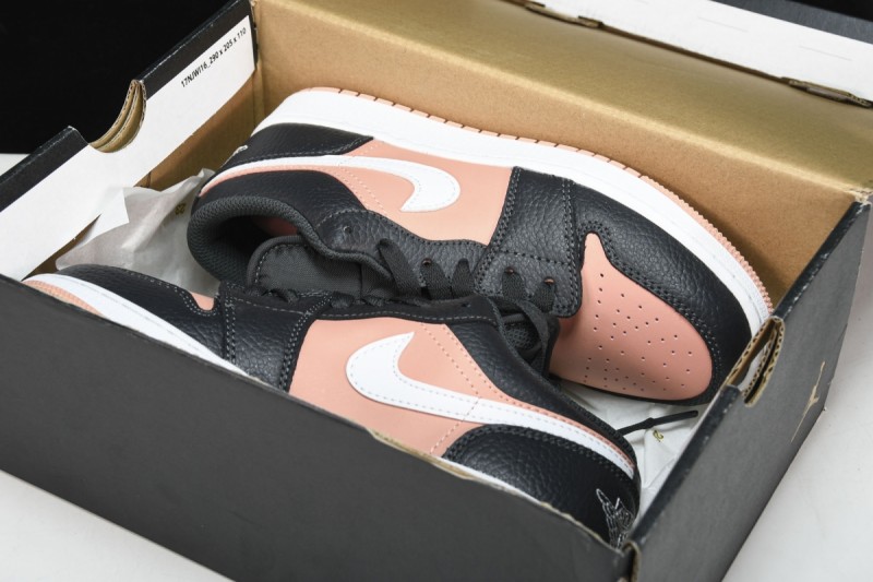 Jordan 1 Low Black Pink Quartz