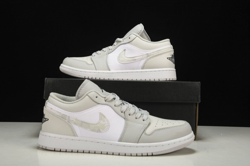 Jordan 1 Low White Camo