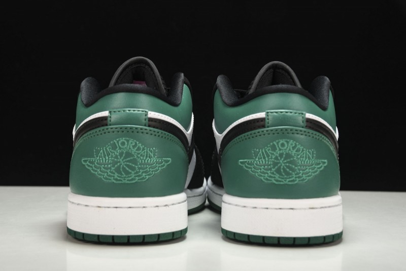 Jordan 1 Low White Black Mystic Green