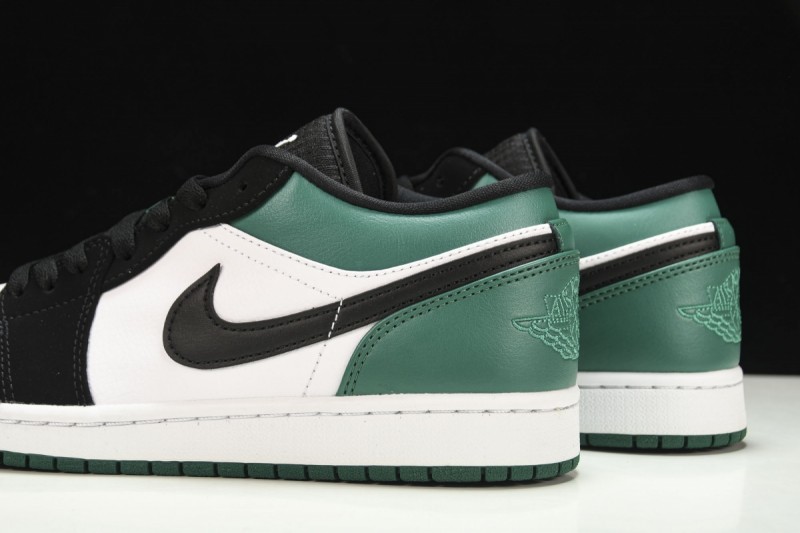 Jordan 1 Low White Black Mystic Green