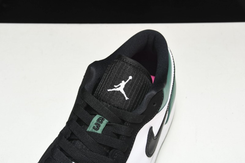 Jordan 1 Low White Black Mystic Green