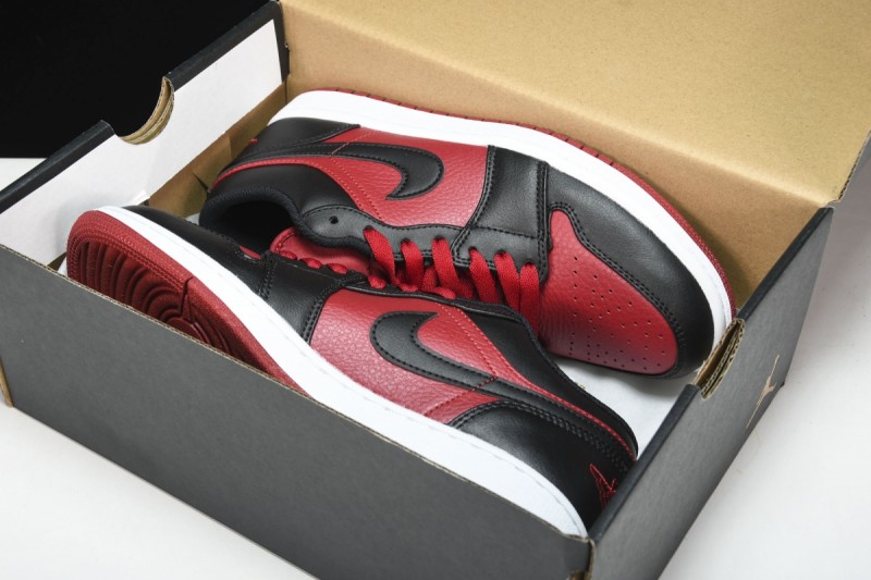 Jordan 1 Low Black Gym Red