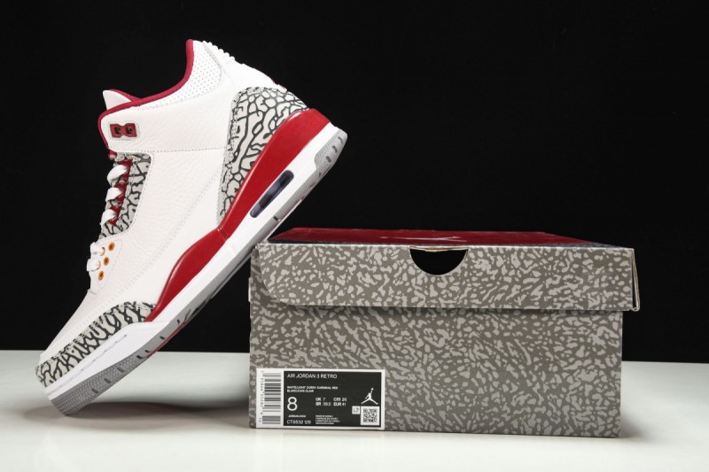 Jordan 3 Retro Cardinal Red