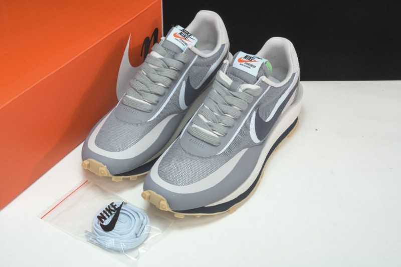 Nike LD Waffle sacai CLOT Kiss of Death 2 Cool Grey