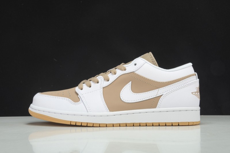 Jordan 1 Low Hemp White