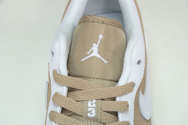 Jordan 1 Low Hemp White