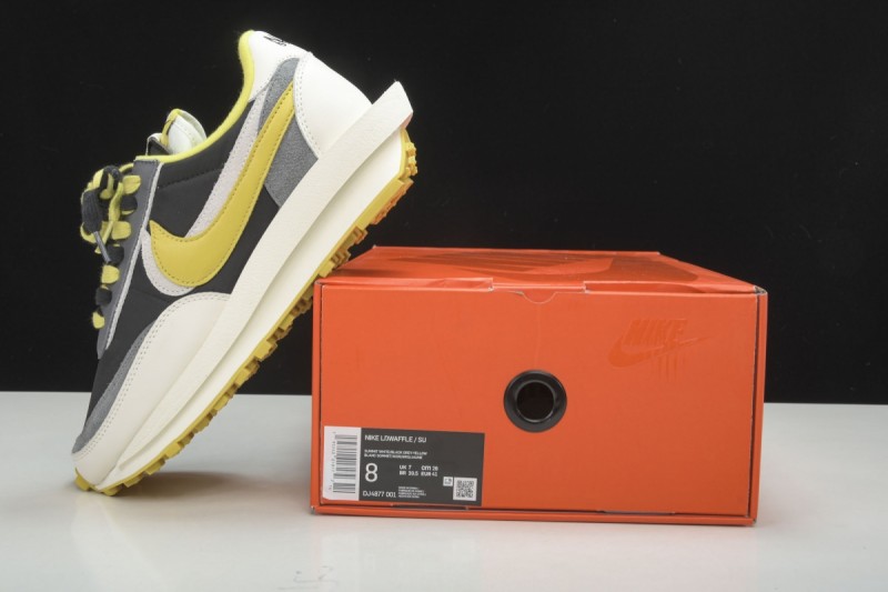 Nike LD Waffle sacai Undercover Black Bright Citron