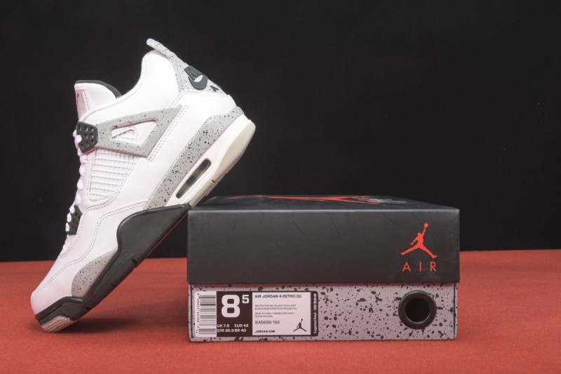 Jordan 4 Retro White Cement