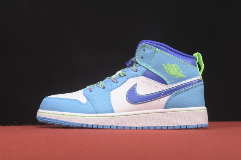 Jordan 1 Mid Sprite Blue