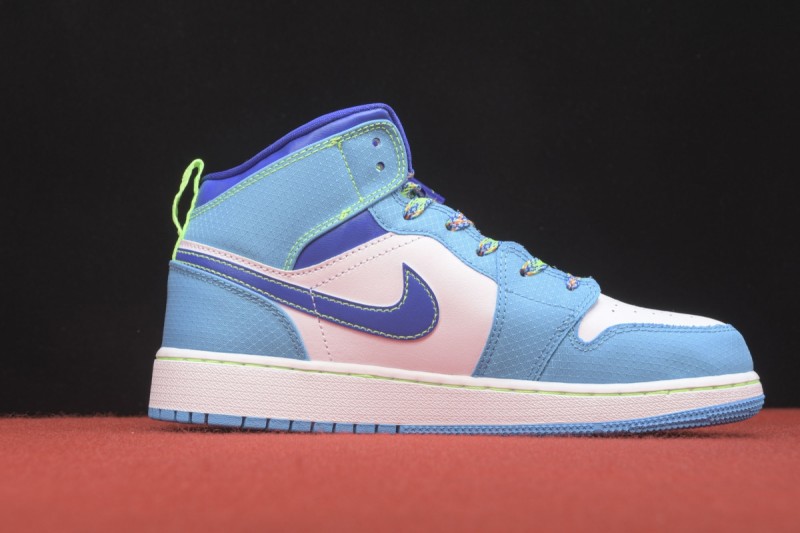 Jordan 1 Mid Sprite Blue