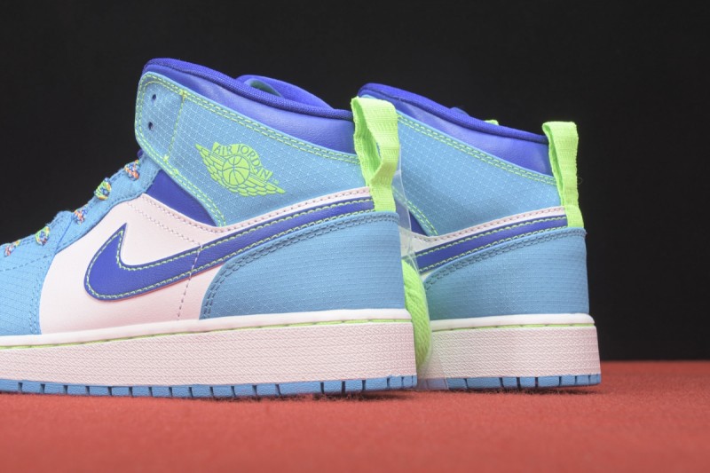 Jordan 1 Mid Sprite Blue