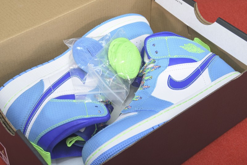 Jordan 1 Mid Sprite Blue