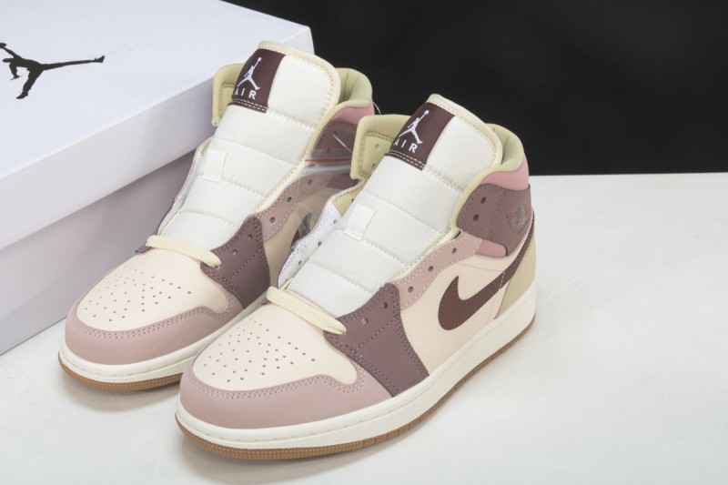 Jordan 1 Mid SE Dark Pony Smoky Mauve