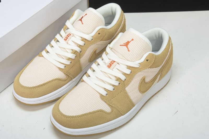 Jordan 1 Low SE Twine Orange Quartz Corduroy