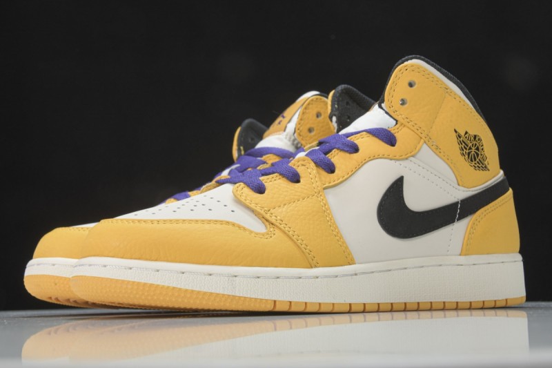 Jordan 1 Mid SE Lakers