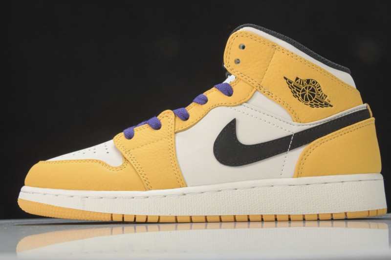 Jordan 1 Mid SE Lakers