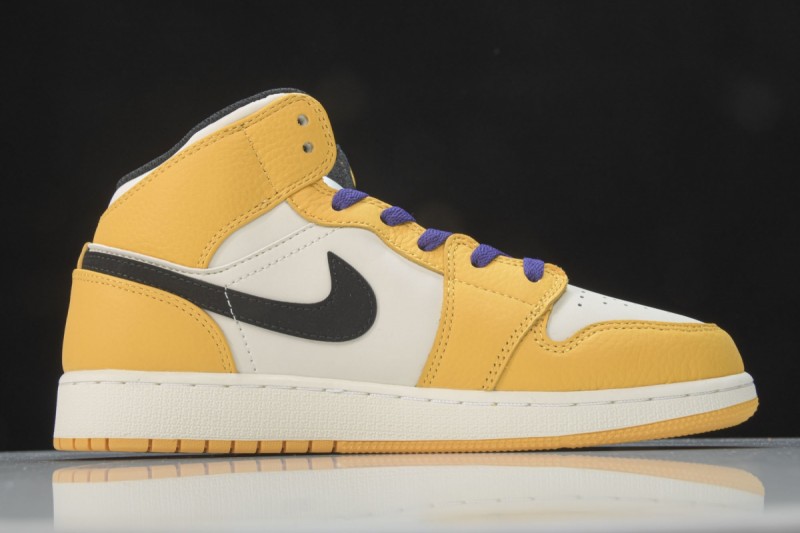 Jordan 1 Mid SE Lakers