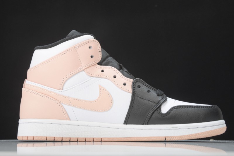 Jordan 1 Mid Arctic Orange Black Toe