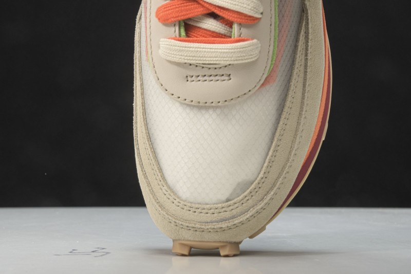 Nike LD Waffle sacai CLOT Net Orange Blaze