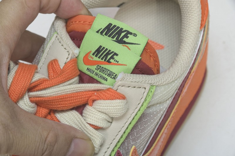 Nike LD Waffle sacai CLOT Net Orange Blaze