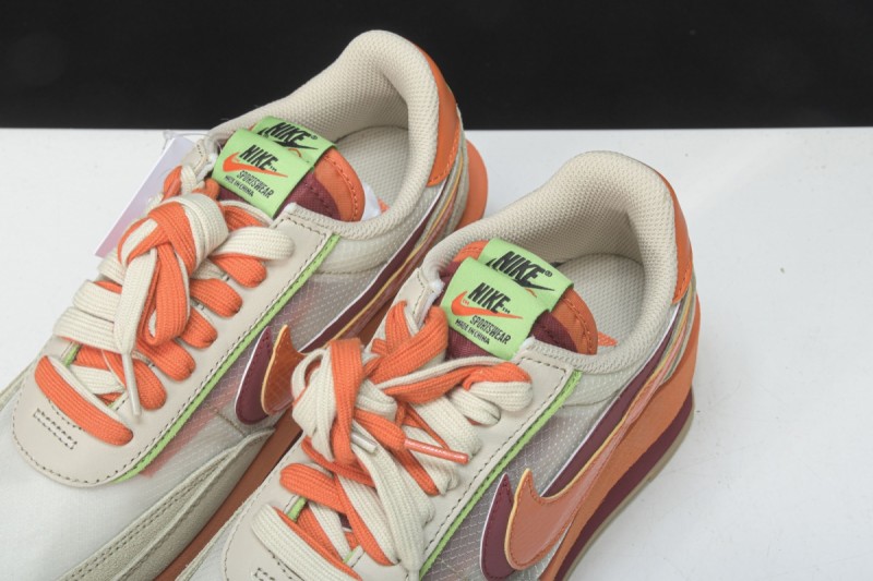 Nike LD Waffle sacai CLOT Net Orange Blaze