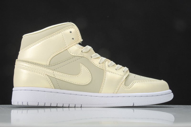 Jordan 1 Mid Goose Feather Yellow