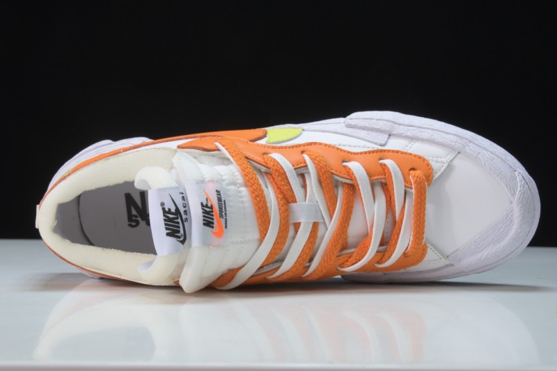 Nike Blazer Low sacai White Magma Orange