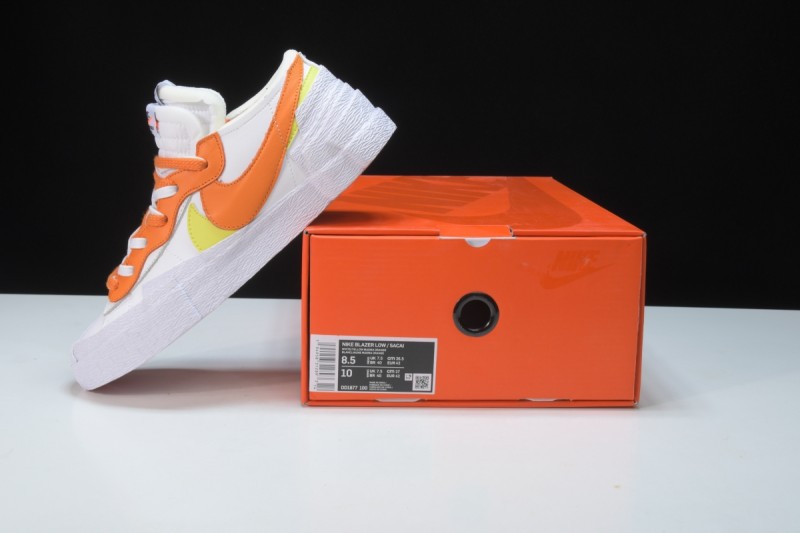 Nike Blazer Low sacai White Magma Orange