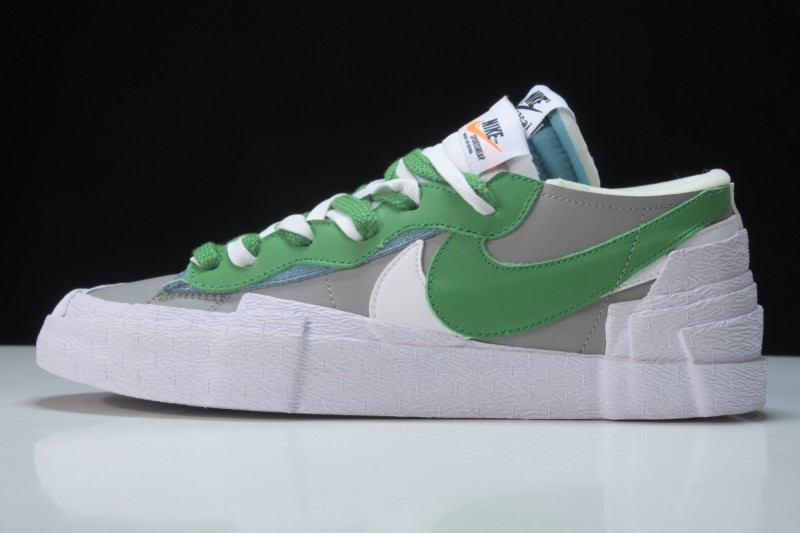 Nike Blazer Low sacai Medium Grey Classic Green