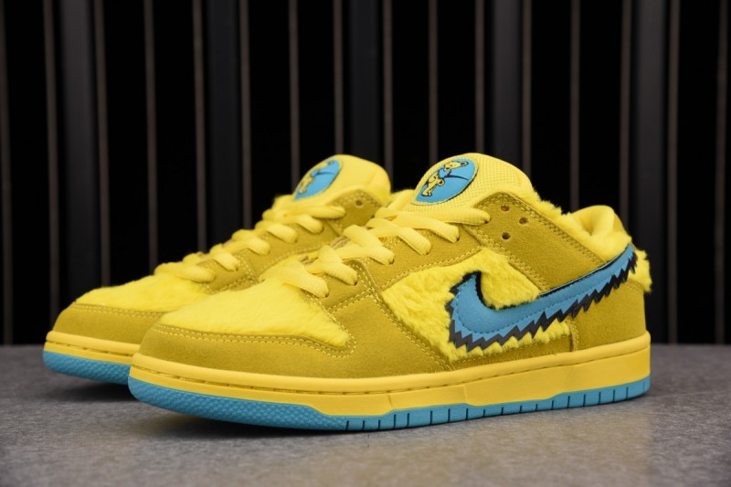 Nike SB Dunk Low Grateful Dead Bears Opti Yellow