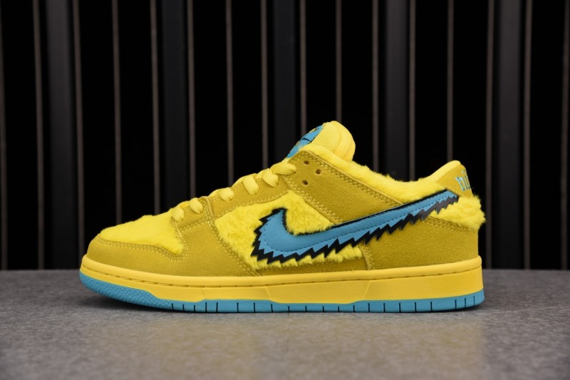 Nike SB Dunk Low Grateful Dead Bears Opti Yellow