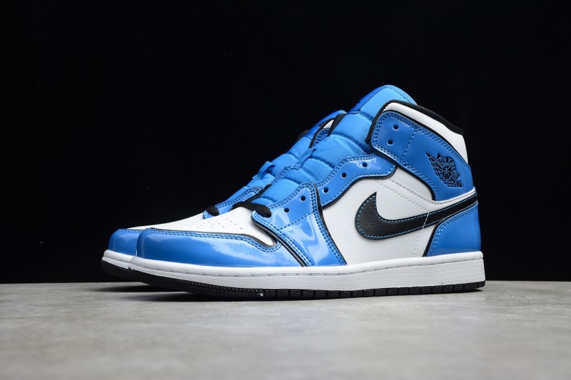 Jordan 1 Mid Signal Blue