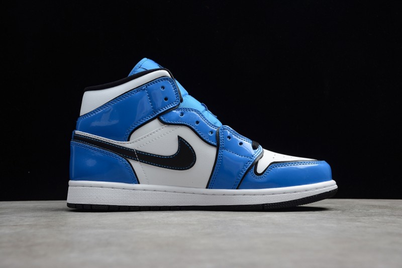 Jordan 1 Mid Signal Blue