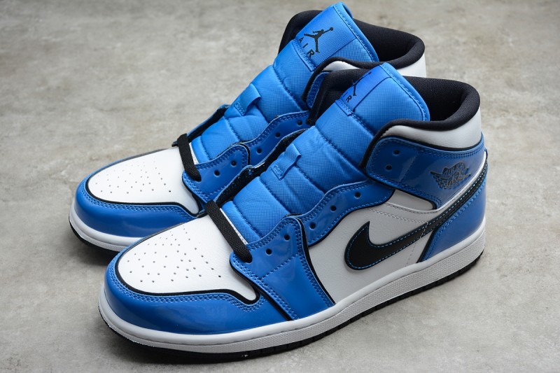 Jordan 1 Mid Signal Blue