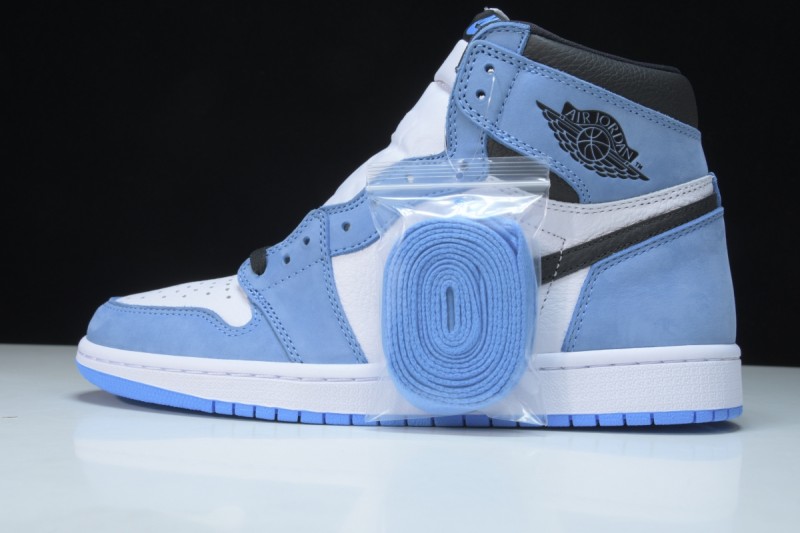 Jordan 1 Retro High White University Blue Black