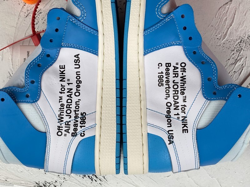 Jordan 1 Retro High Off-White University Blue