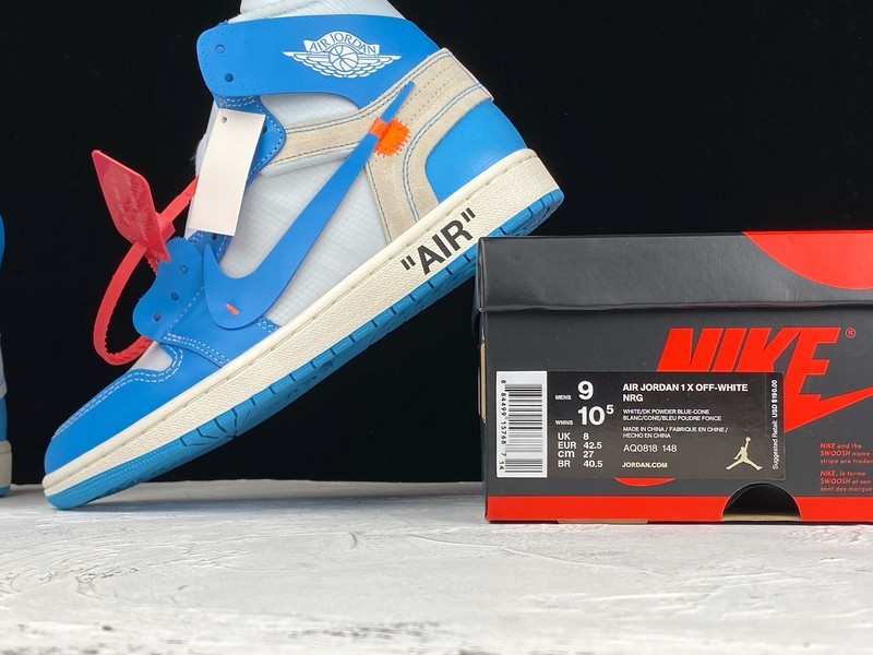 Jordan 1 Retro High Off-White University Blue