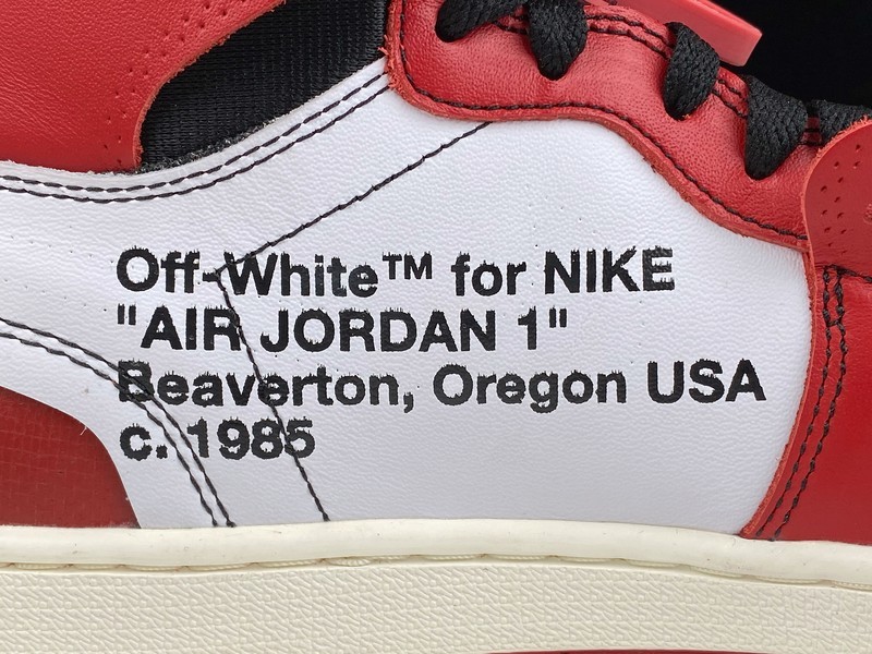 Jordan 1 Retro High Off-White Chicago