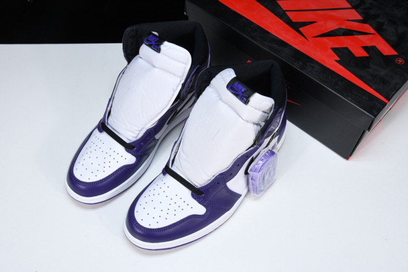 Jordan 1 Retro High Court Purple White